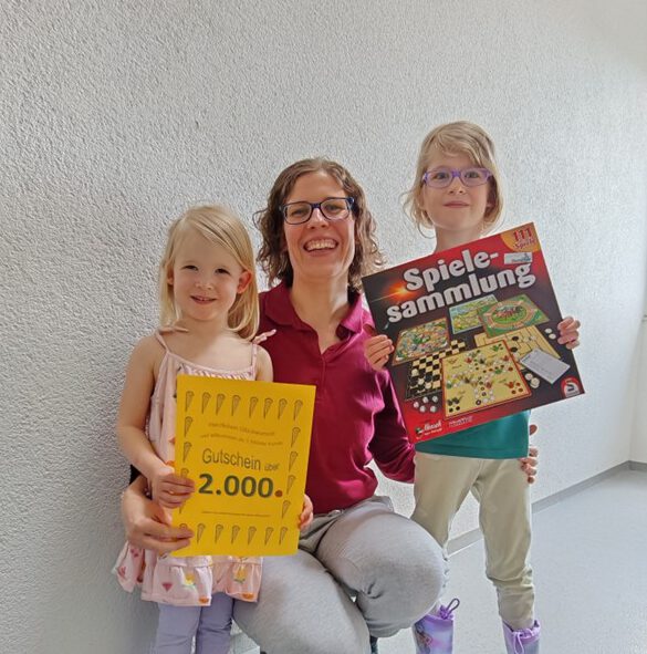 Die Ludothek begrüßt den 2.000sten Kunden